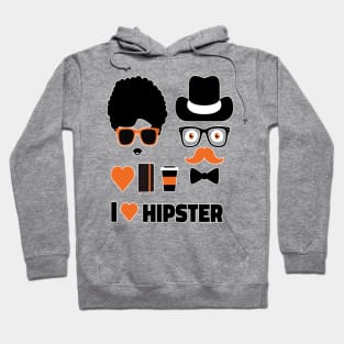 I love hipster style Hoodie